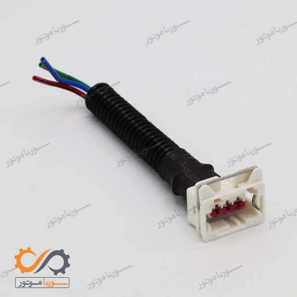 سوکت 3 فیش همه کاره با سیم به طول 15 سانتی متر