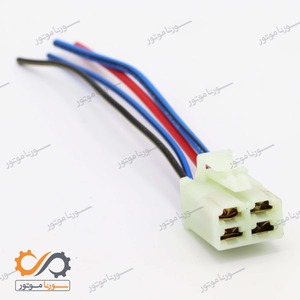 سوکت رله فن پراید انژکتور با سیم 2.5-4