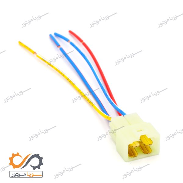 سوکت 4خانه مادگی فسفری(سرسیم نری)