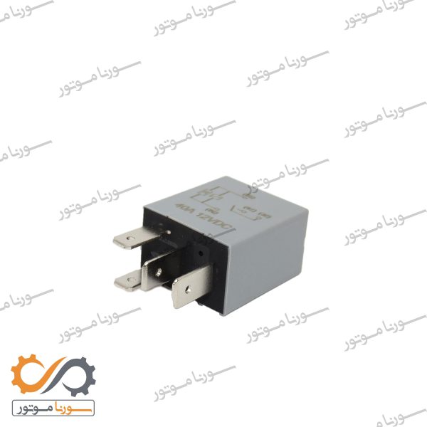 میکرو رله 4 فیش به رنگ طوسی