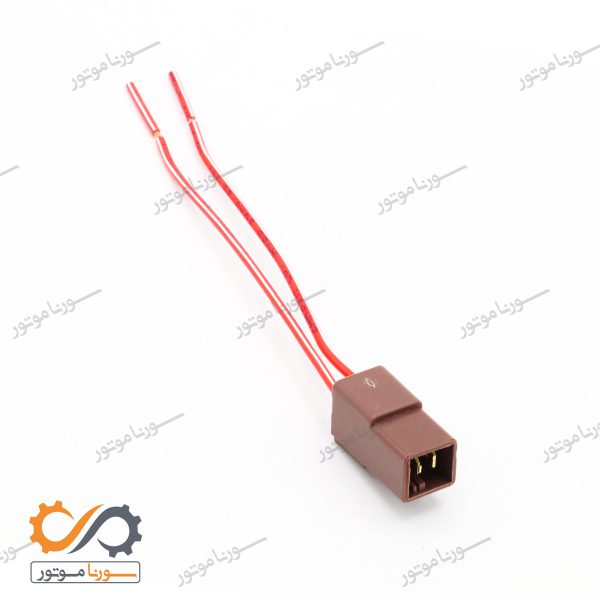 سوکت 2 فیش نری ردیفی رنگ قهوه ای