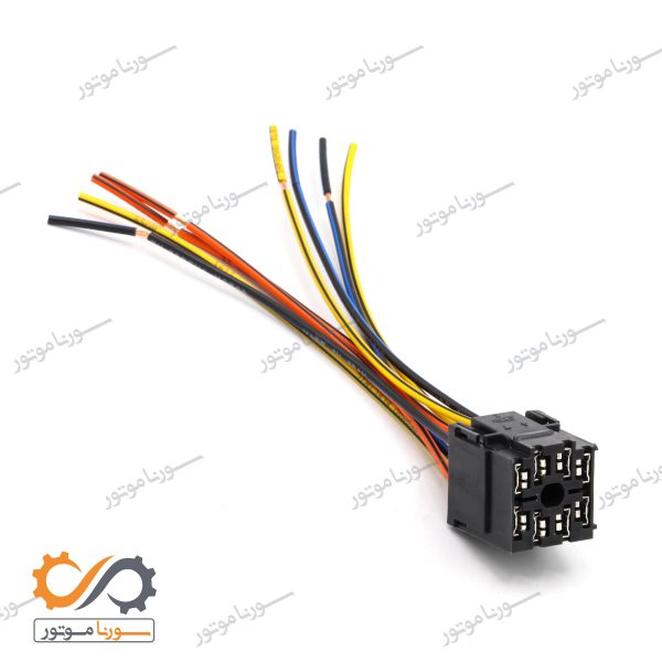 سوکت 8خانه رله ای مشکی