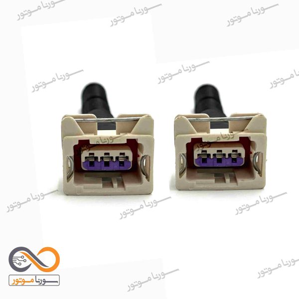 سوکت برق 3 خانه همه کاره سرسیم‌دار - طول 15 سانتی‌متر