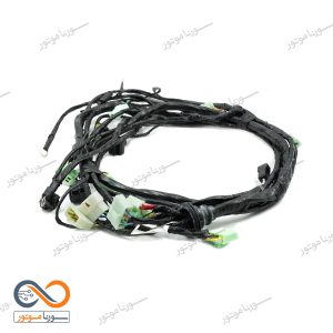 دسته سیم موتور نیسان کاربراتور 4تیکه(رابط دینام-چراغ1-چراغ2-داشبورد)